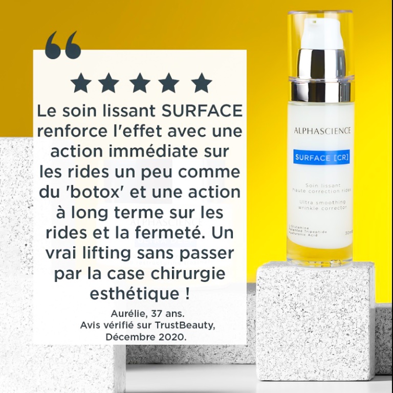 ALPHASCIENCE SURFACE SOIN LISSANT 30ML