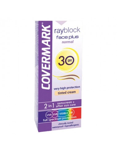 COVERMARK RAYBLOCK FACE PLUS NORMAL SOFT BROWN SPF30 50ML