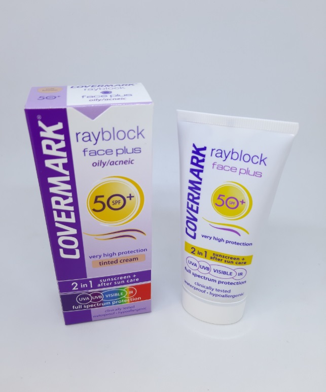 COVERMARK RAYBLOCK FACE OILY ACNEIC SPF50 SOFT BROWN 50ML