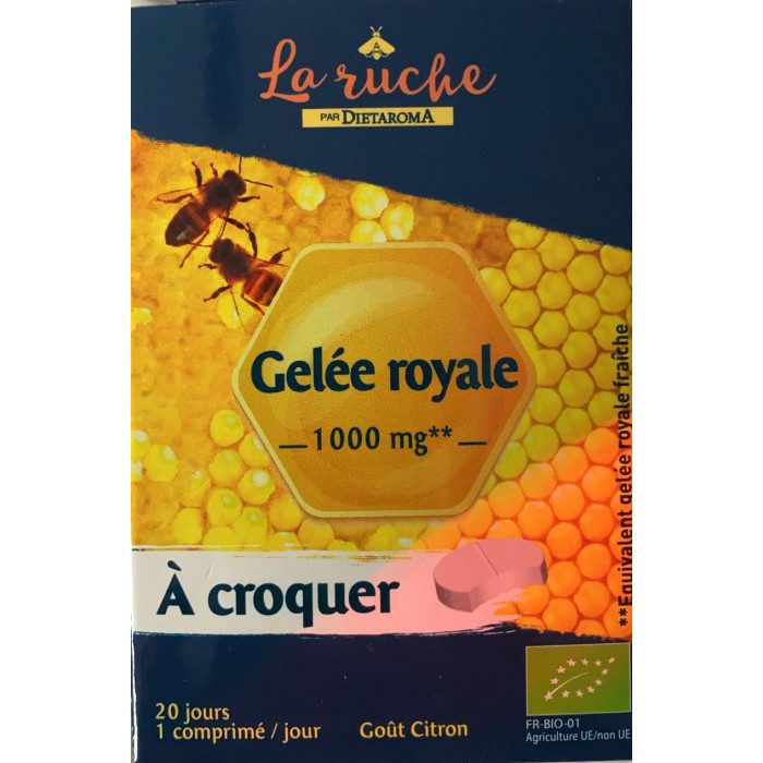 DIETAROMA GELEE ROYALE A CROQUER 1000MG 20 COMPRIMES
