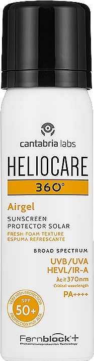 CANTABRIA LABS HELIOCARE 360 AIRGEL SPF 50 MOUSSE