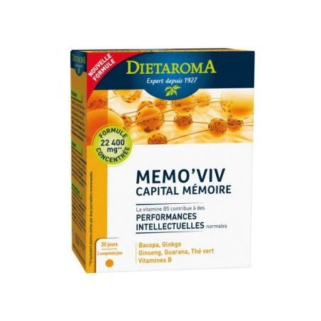 DIETAROMA MEMO'VIV+ CAPITAL MEMOIRE 60 COMPRIMES
