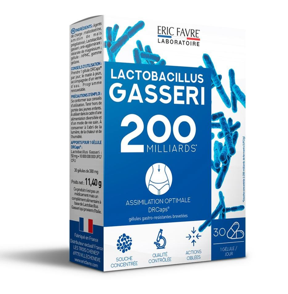 ERIC FAVRE LACTOBACILLUS GASSERI 200 MILLIARDS 30 GELULE