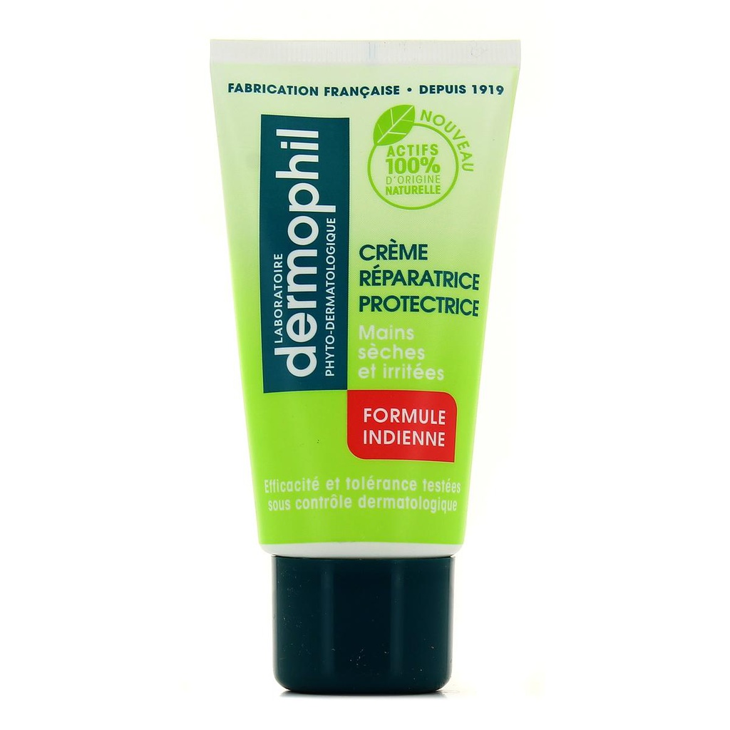 DERMOPHIL CREME MAINS REPARATRICE PROTECTRICE FORMULE INDIENNE 75ML