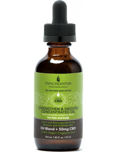 MACADAMIA STRENGTHEN AND QMOOTH CONCENTRATED OIL 53ML
