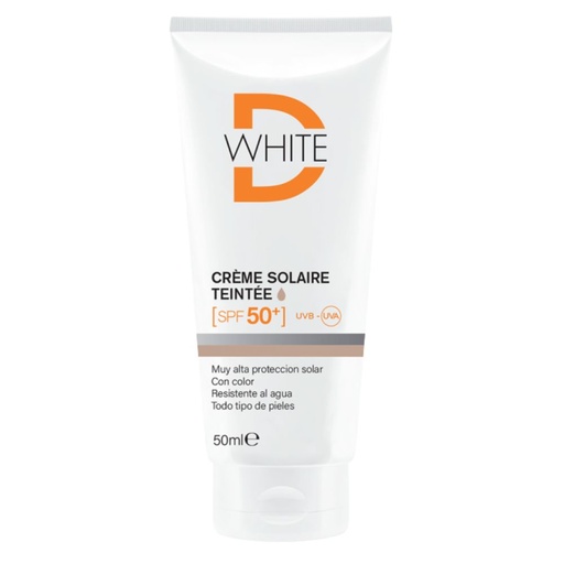 D-WHITE CREME SOLAIRE TEINTEE SPF 50+ 50ML