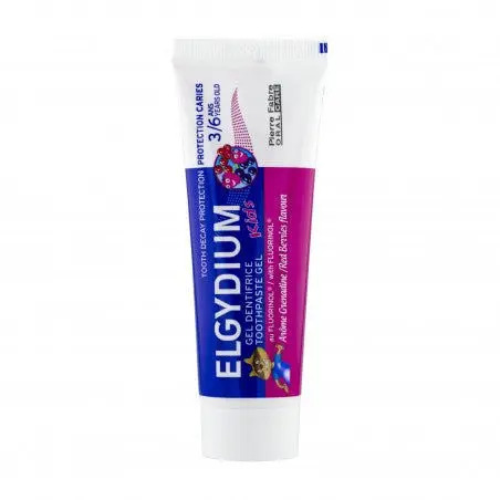 ELGYDIUM GEL DENTIFRICE KIDS PROTECTION CARIES 3/6 ANS 50ML