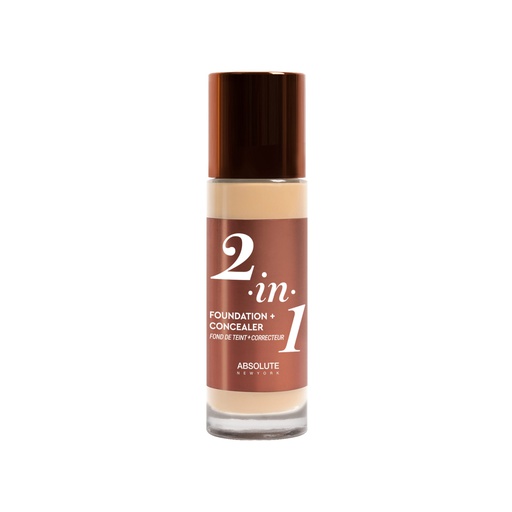 [MFFC01] ABSOLUTE 2 IN 1 FOUNDATION &amp; CONCEALER COOL PO
