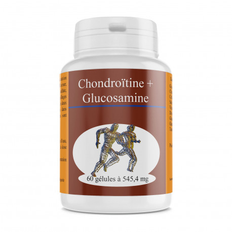 [00560232] GPH CHONDROITINE GLUCOSAMINE 60 GELULES 545.4MG
