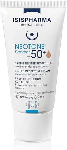 [01750096] ISIS PHARMA NEOTONE PREVENT MINERAL TEINTEE CLAIRE SPF50 30ML
