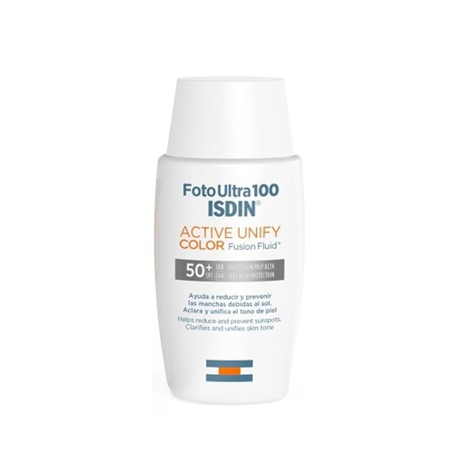 [01820021] ISDIN FOTO ULTRA 100 ACTIVE UNIFY FUSION FLUID COLOR SPF50+